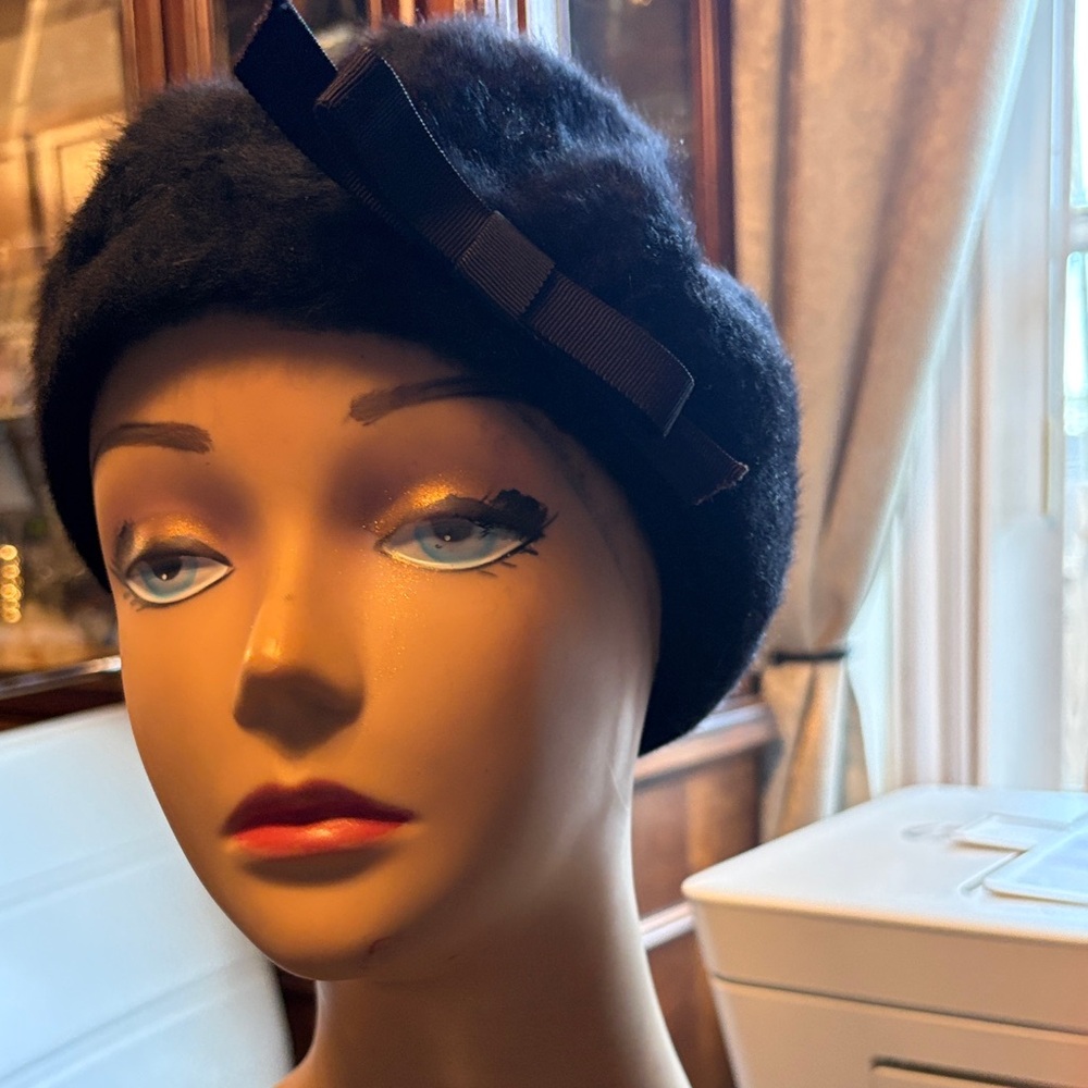 Black Vintage Kangol Hat 100% Wool